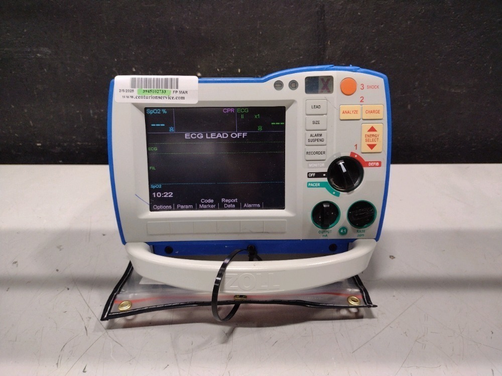 ZOLL R-SERIES ALS DEFIB WITH PACING, 12 LEAD ECG, CO2, SPO2, ANALYZE ...