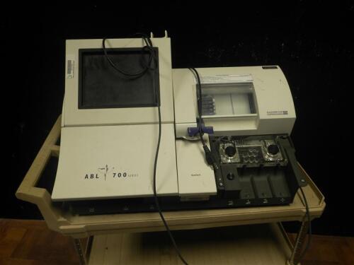 RADIOMETER COPENHAGEN ABL 700 SERIES BLOOD GAS ANALYZER