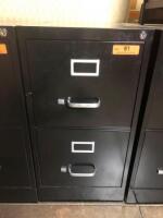 2 DRAWER LOCKING FILE CABINET