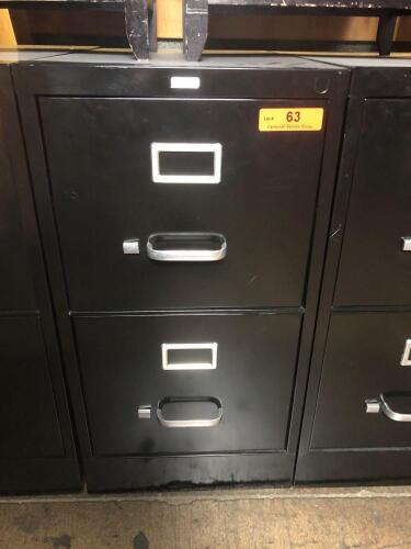 2 DRAWER LOCKING FILE CABINET