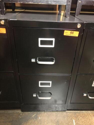 2 DRAWER LOCKING FILE CABINET