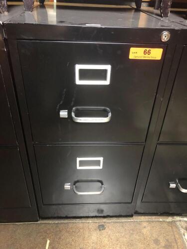 2 DRAWER LOCKING FILE CABINET