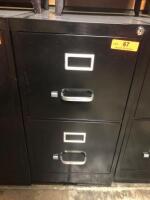 2 DRAWER LOCKING FILE CABINET