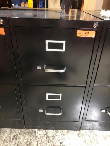 2 DRAWER LOCKING FILE CABINET