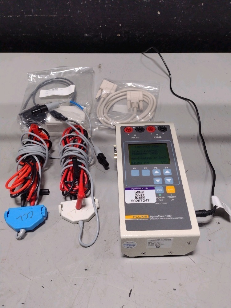 FLUKE SIGMA PACE 1000 EXTERNAL PACEMAKER ANALYZER KIT