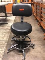 BLICKMAN EXAM STOOL W/ BACK