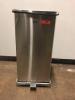 Rubbermaid Commercial Defender ST24 Series SS Trash Bin