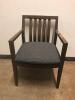 GLOBAL WOOD FRAME CUSHION SIDE CHAIR