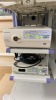 OLYMPUS 180 ENDOSCOPY TOWER SYSTEM TO INCLUDE: OLYMPUS EVIS EXERA II CLV-180 LIGHT SOURCE, OLYMPUS EVIS EXERA II CV-180 IMAGE PROCESSOR ON CART - 4
