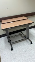 LOT OF OVERBED TABLES X2