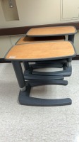 LOT OF OVERBED TABLES X3