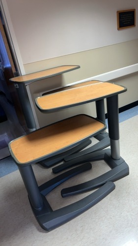 LOT OF STRYKER OVERBED TABLES X4