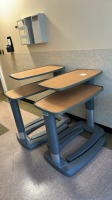 LOT OF STRYKER OVERBED TABLES X4