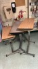 LOT OF OVERBED TABLES X3