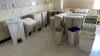 LOT OF TRASH BINS