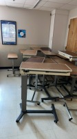 LOT OF OVERBED TABLES X16