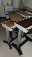 LOT OF OVERBED TABLES X8