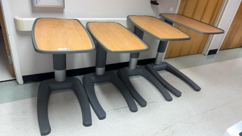 LOT OF STRYKER OVERBED TABLES X4