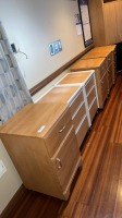 LOT OF BEDSIDE TABLES X12