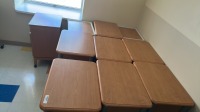 LOT OF BEDSIDE TABLES