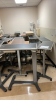 LOT OF OVERBED TABLES