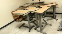 LOT OF OVERBED TABLES