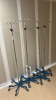 LOT OF IV POLES X4