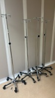LOT OF IV POLES X4