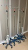 LOT OF IV POLES X4