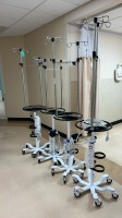 LOT OF IV POLES X4