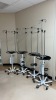 LOT OF IV POLES X4