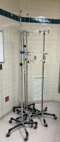 LOT OF IV POLES X4