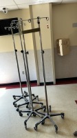 LOT OF IV POLES X4