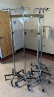 LOT OF IV POLES X5