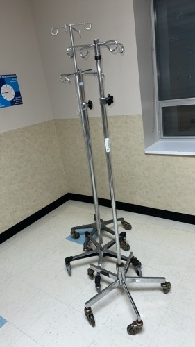 LOT OF IV POLES X3