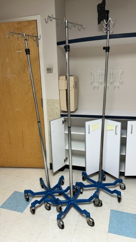 LOT OF IV POLES X3