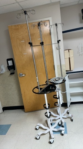 LOT OF IV POLES X2