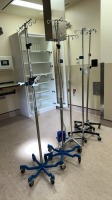 LOT OF IV POLES X5