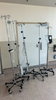 LOT OF IV POLES X5