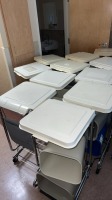 LOT OF LINEN CARTS X22