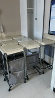 LOT OF LINEN CARTS