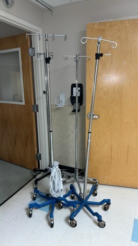 LOT OF IV POLES X2