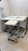 LOT OF LINEN CARTS