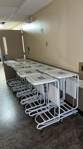 LOT OF LINEN CARTS X13