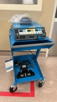 VALLEYLAB FX ESU SYSTEM W/ FOOTSWITCH ON CART