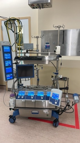 SORIN STOCKERT S5 BLOOD PERFUSION SYSTEM 1 W/ 4 ROLLER PUMPS
