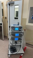 ARTHREX SURGERY SYSTEM TO INCLUDE: ARTHREX AR-6480 DUALWAVE FLUID MANAGEMENT SYSTEM, ARTHREX AR-8305 RESECTION CONSOLE, ARTHREX AR-9800 SYNERGY RF BIPOLAR ABLATION W/ FOOTSWITCHES ON CART