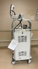 OLYMPUS 190 ENDOSCOPY TOWER SYSTEM TO INCLUDE: OLYMPUS EVIS EXERA III CLV-190 LIGHT SOURCE, OLYMPUS OEP-5 COLOR VIDEO PRINTER, LEXION INSUFLOW GAS CONDITIONING UNIT ON CART - 6