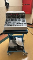 FISHER MEDICAL/ BLOOM DTU-215B STIMULATOR ON CART