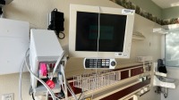 GE CDL1541A PATIENT MONITOR W/ GE MODULE RACK
